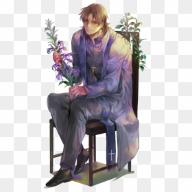 Sitting, HD Png Download - kotomine kirei png