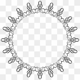 Clipart Circle Fancy - Offer Free Logo, HD Png Download - circle flourish png