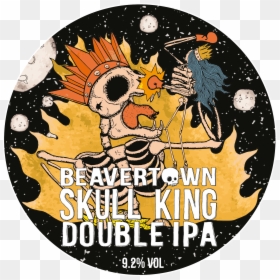 Beavertown Skull King Ipa, HD Png Download - king skull png