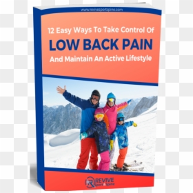 Low Back Pain Relief Ebook - Bariloche Cerro Catedral Familia, HD Png Download - back pain png