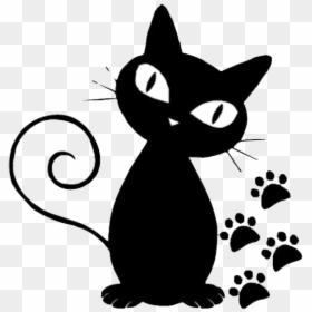 Persian Cat Norwegian Forest Cat Kitten Black Cat Cartoon - Black Cat Cartoon Png, Transparent Png - cute black cat png