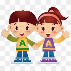 Cartoon Twin Brother Transprent Png Free Download - Boy And Girl Twins Clipart, Transparent Png - boy and girl png