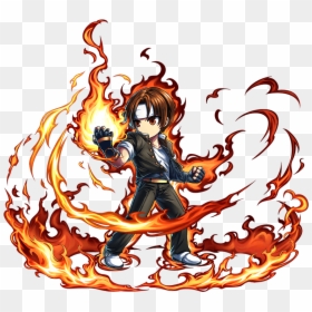 Brave Frontier King Of Fighter, HD Png Download - kyo kusanagi png
