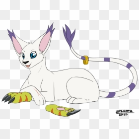 Gatomon"s Scar - Gatomon Scars, HD Png Download - gatomon png