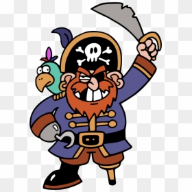 Pirate Cartoon Clipart , Png Download - Pirate Transparent Background, Png Download - cartoon pirate png