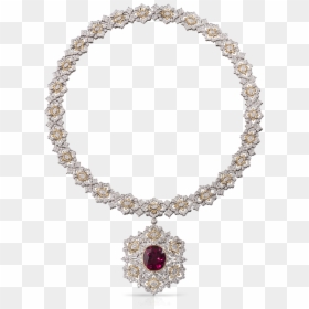 Buccellati - Necklaces - Opera Necklace - Opera High - High Jewellery Necklace, HD Png Download - silver garland png
