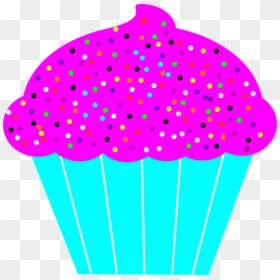 Transparent Cupcake Clip Art, HD Png Download - purple cupcake png