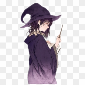 Wizard Anime Girls, HD Png Download - anime wizard png