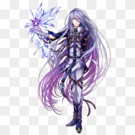 Prince Anime Boy With Purple Hair, HD Png Download - anime wizard png