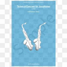 Scale - Exercises - - Gesamtpartitur - - - - Baritone Saxophone, HD Png Download - saxophone player png