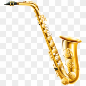 Clipart - Saxophone Clipart, HD Png Download - vhv