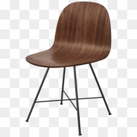 American Walnut - Gubi 2d Chair, HD Png Download - 2d furniture png