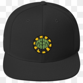 Nerd Brain Logo Embroidery Snapback Cap Pharrell Williams - Baseball Cap, HD Png Download - pharrell hat png