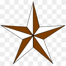 Texas Star Brown Svg Clip Arts - Stars Clipart Black And White Png, Transparent Png - texas clip art png