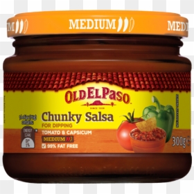 Old El Paso Medium Chunky Salsa 300gm, HD Png Download - salsa dip png