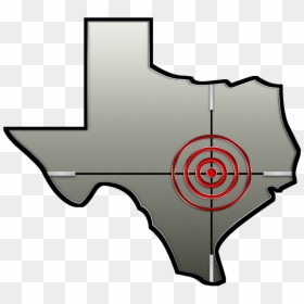 Crosshairs Texas Clipart , Png Download, Transparent Png - texas clip art png