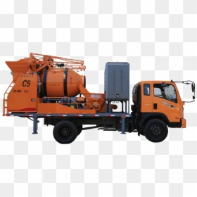 Truck Concrete Mixer Pump, Upload Of Concrete Mixer - Truck, HD Png Download - concrete mixer truck png