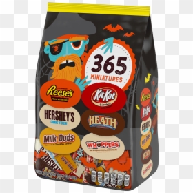 Image Of Hershey"s Halloween Assortment Stand Up Bag - Kit Kat Bar, HD Png Download - milk duds png