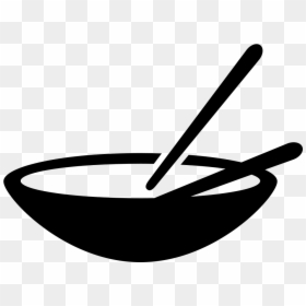 Bowl And Chopsticks Of Japan - Bowl And Chopsticks Icon, HD Png Download - chopsticks clipart png