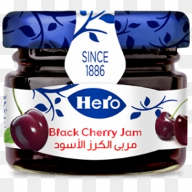 Hero Mini Jar Strawberry, HD Png Download - black cherry png