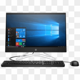 Hp 200 G3 All In One Pc, HD Png Download - computer system png
