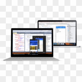 Visual Studio Displayed On Mac And Windows Devices - Microsoft Visual Studio, HD Png Download - visual studio png