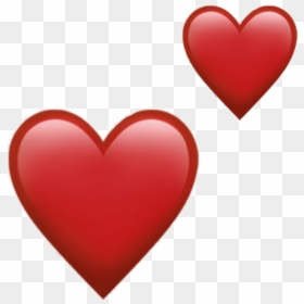 Red Heart Emoji Png , Png Download - Red Double Heart Emoji, Transparent Png - png heart emoji
