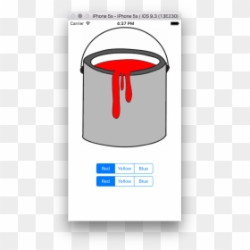 Paint Bucket Ui - Circle, HD Png Download - red paint bucket png