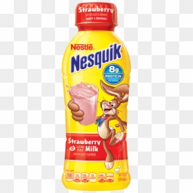 Nestle Nesquik Strawberry Syrup, HD Png Download - strawberry milk png