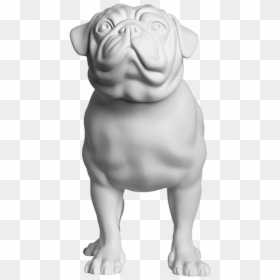 Pug Marty Position, HD Png Download - pug head png