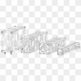 Technical Drawing, HD Png Download - stage truss png