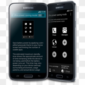Auto Power Saving Mode, HD Png Download - samsung galaxy s5 png
