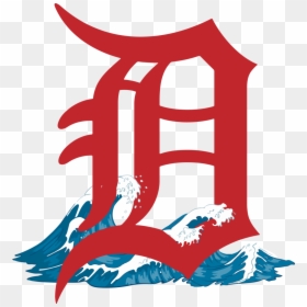 Audio Wave Detroit - Detroit Tigers Logo 2019, HD Png Download - audio waves png
