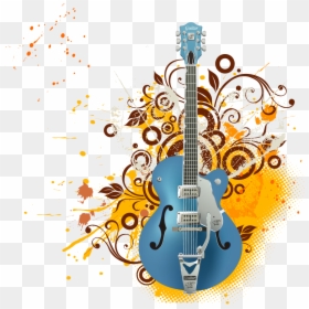 Musical Instruments High Resolution, HD Png Download - guitar drawing png