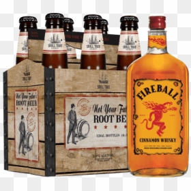 Fireball Cinnamon Whiskey India, HD Png Download - fireball whiskey logo png