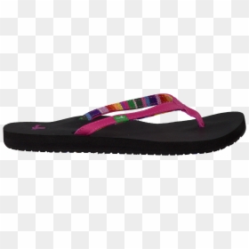 Pink Sanuk Flip Flops Maritime - Water Shoe, HD Png Download - sanuk logo png