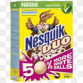 Nesquik White Chocolate Cereal, HD Png Download - nesquik logo png