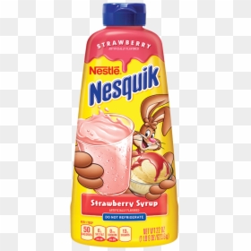 Nesquik Strawberry - Nestle Nesquik Strawberry Syrup, HD Png Download - nesquik logo png