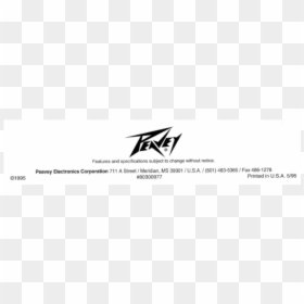 Peavey, HD Png Download - peavey logo png