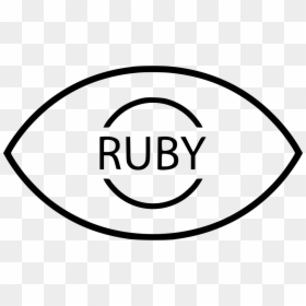 Ruby Eye Programming - Circle, HD Png Download - ruby icon png