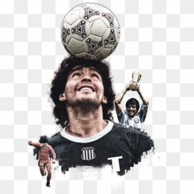 Maradona Con La Camiseta De Talleres, HD Png Download - maradona png