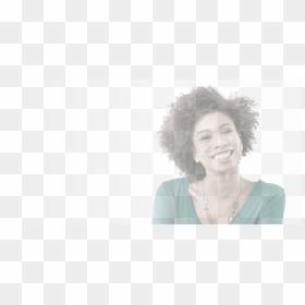 Hif Dental Cover - Smiling Black Woman White Background, HD Png Download - afro.png