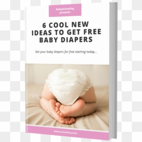 Free Baby Diapers Ebook - Baby Bottom In Diaper, HD Png Download - free ebook png