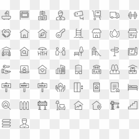 Transparent Background Medical Icons, HD Png Download - real estate icons png