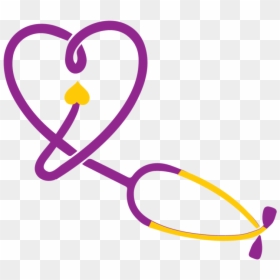 Stethoscope Heart Pulse Silhouette Sign - Heart Stethoscope Clipart, HD Png Download - stethoscope silhouette png