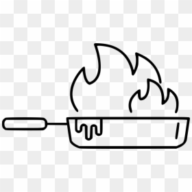 Flambed Food Png - Line Art, Transparent Png - waiter icon png