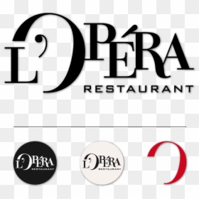 L Opéra Restaurant Logo, HD Png Download - garnier logo png