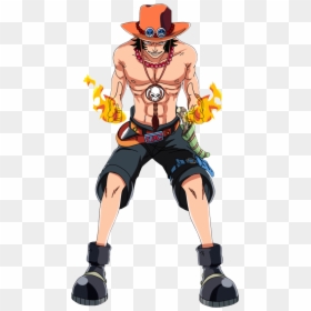 Portgas D Ace Pirate Flamme Barbe Blanche One Piece - Portgas D Ace Png, Transparent Png - portgas d ace png