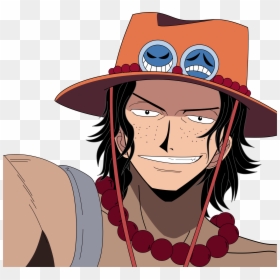 One Piece Ace Face, HD Png Download - portgas d ace png