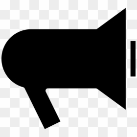 Black Hand Speaker - Hand Speaker Icon Png, Transparent Png - speaker png icon